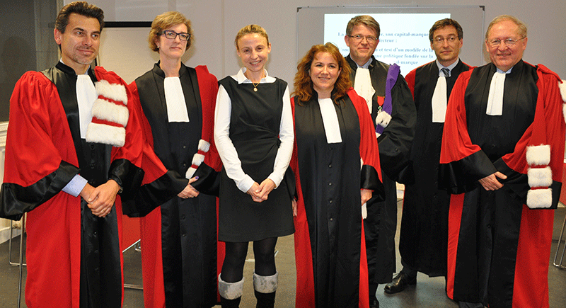 Photo de la soutenance de thèse de Sabine Lubrano