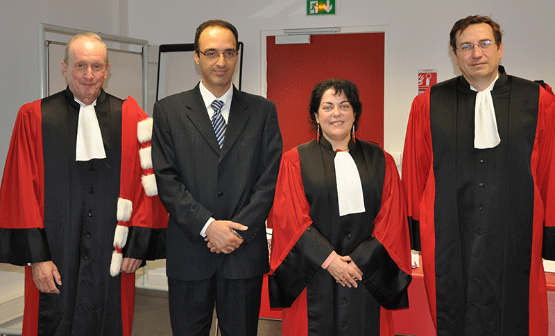 Photo de la soutenance de thèse de Mehdi Garrab