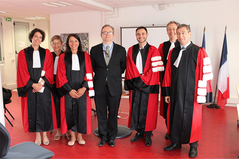 Photo de la soutenance de thèse de Pierre Morgat