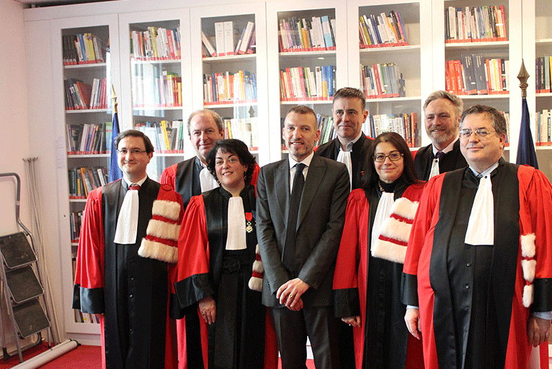 Photo de la soutenance de thèse de Gabriel Morin