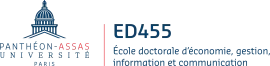 Logo de l'ED 455, partenaire du LARGEPA