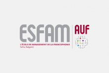Visiuel avec le logo de l'ESFAM pour le séminaire
